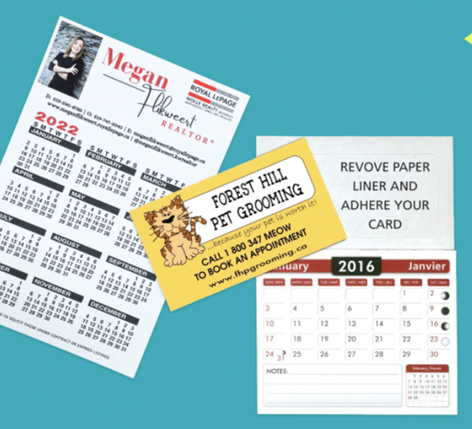 Magnetic Calendars
